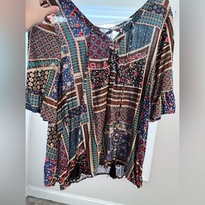 Patterned American Eagle Top